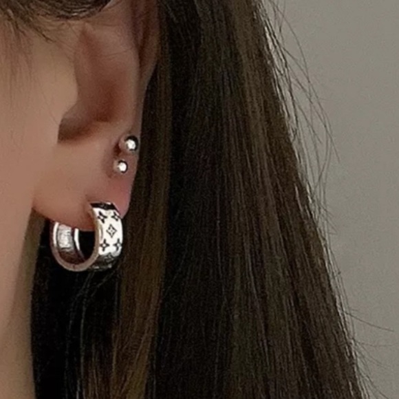 Sterling Silver Ball Drop Dangle Minimalist Earrings - Picture 5 of 10